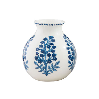 Mudpie Bloom Block Print Flower Vase