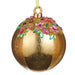 5" Gold and Jewel Ball Ornament