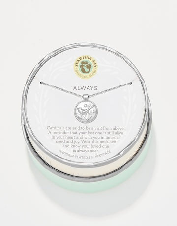 Necklace Sea La Vie Silver Always/Cardinal