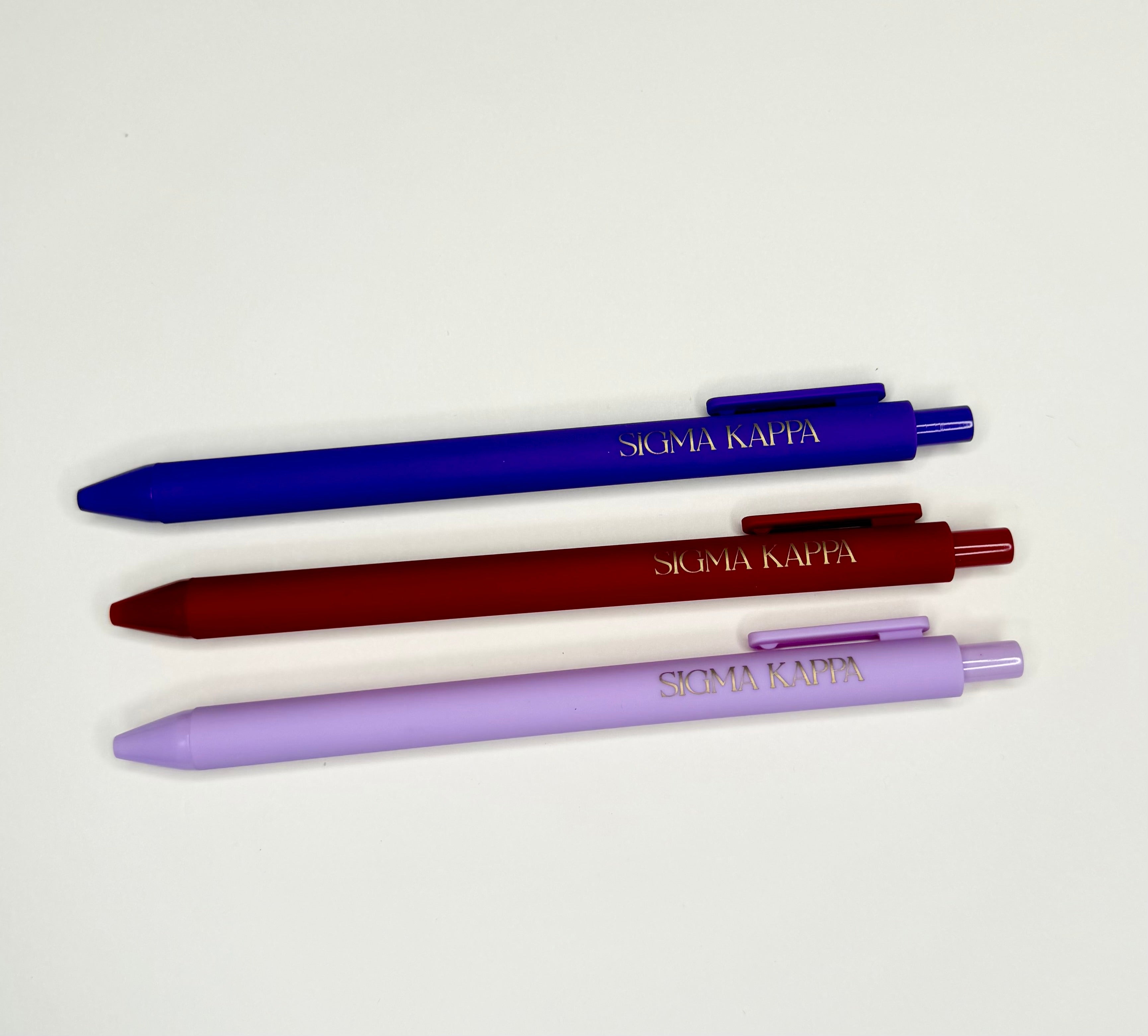 Sorority Assorted Lettered Luxe Pens