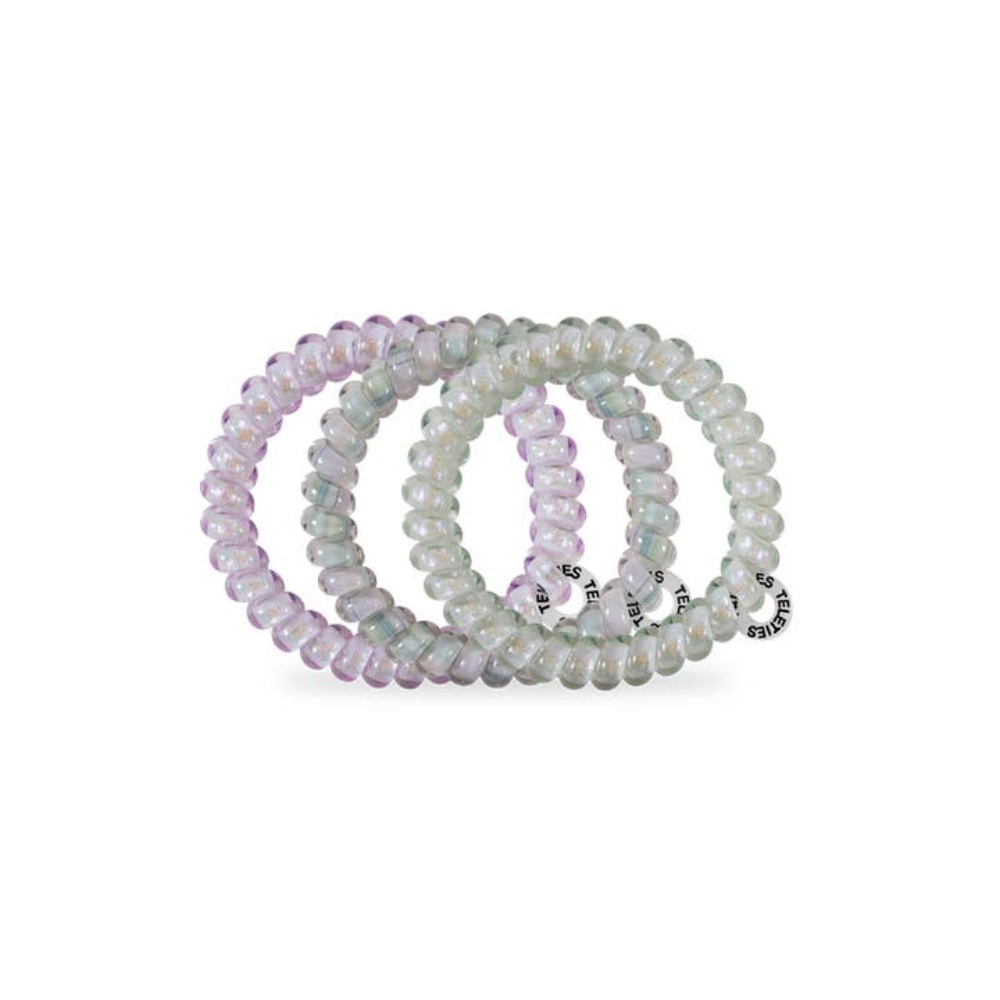 Teleties Spiral Hair Coils - Small -  Opal Glow