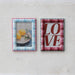 Scalloped Photo Frame w/ Plaid Pattern, 2 Colors