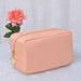 Emma Round Zippered Cosmetic Pouch Bag