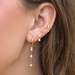 Crystal Dreams Earrings - Gold