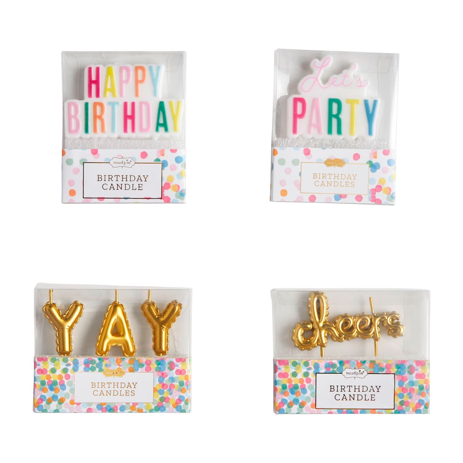 Party Birthday Candle Mudpie