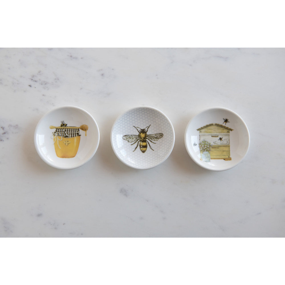 Dish with Bees and Honey, 3 Styles