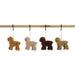 Furry Poodle Ornament - Brown