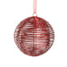 8" Red Ball Ornament