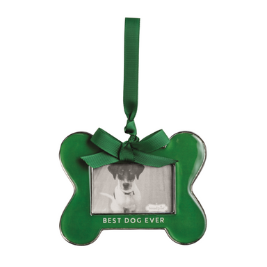 Best Dog Ever Bone Frame Ornament