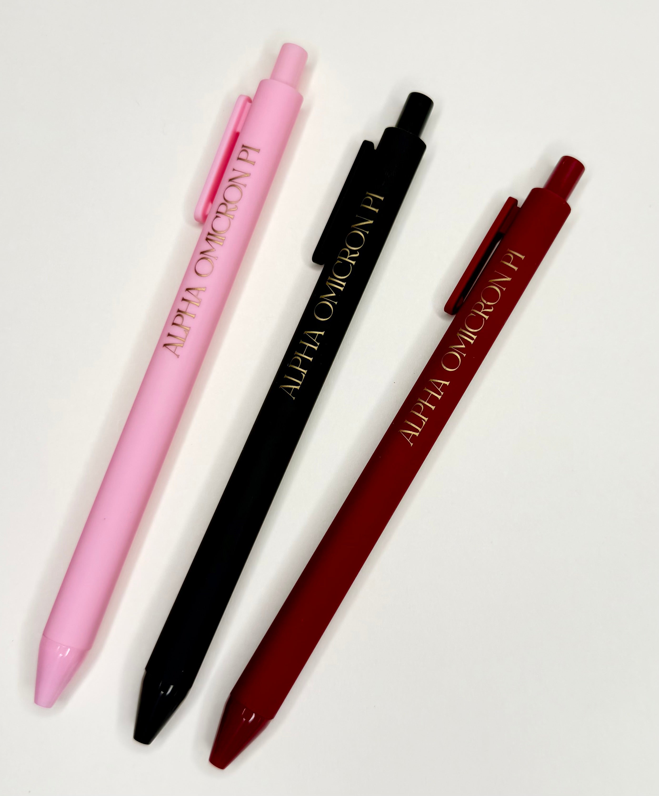 Sorority Assorted Lettered Luxe Pens