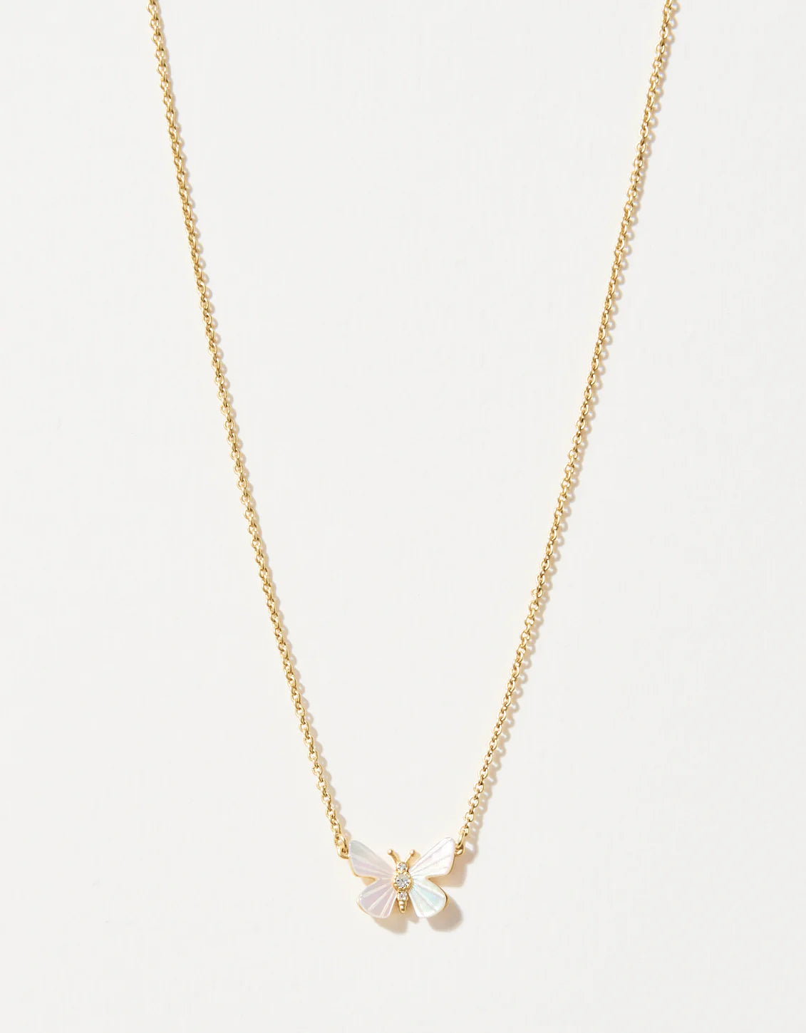 Necklace Sea La Vie Gold Transformation MOP Monarch