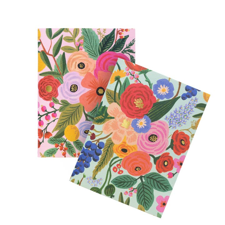 Garden Party Pocket Notebooks - Pair of 2
