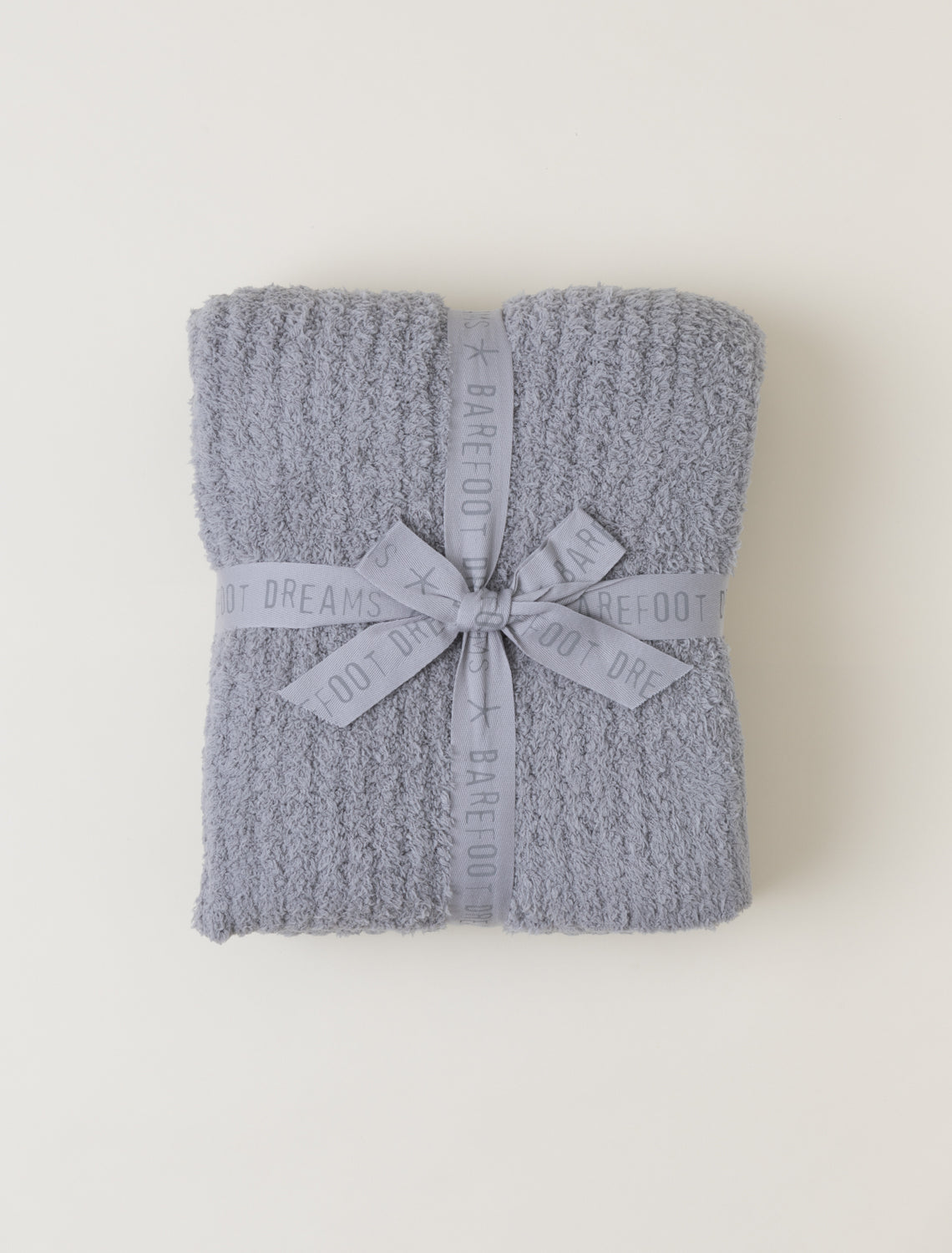 Barefoot Dreams Cozychic Ribbed Throw Dove Gray