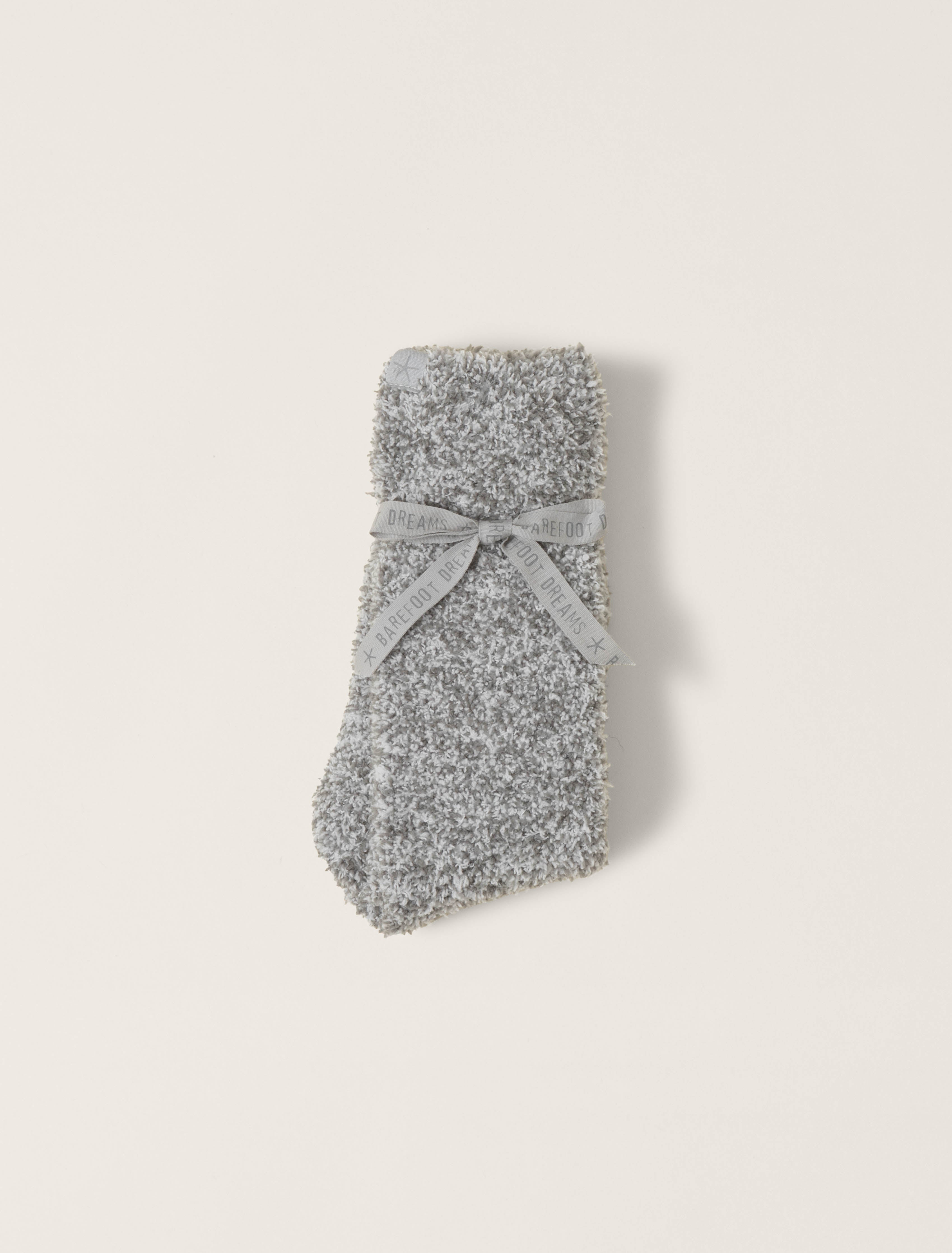 Barefoot Dreams Cozychic Heathered Socks Moonbeam