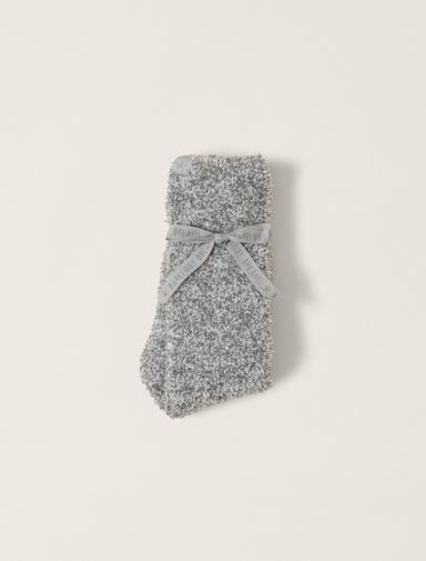 Barefoot Dreams Cozychic Heathered Socks Moonbeam