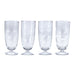 Hand-Blown Stemmed Drinking Glass, 4 Styles