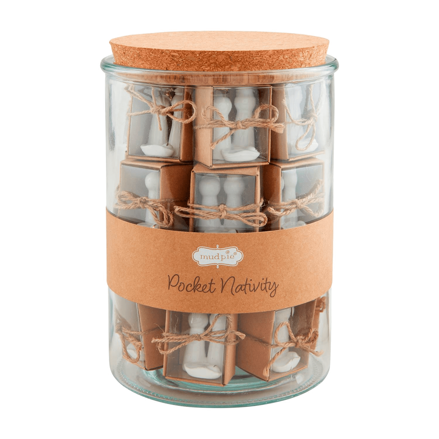 Mudpie Pocket Nativity Jar