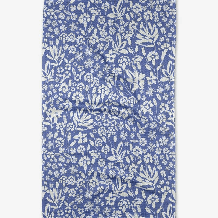 Geometry Bloom Me Over Floral Tea Towel