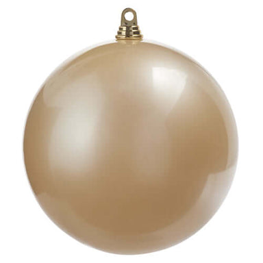 10" Shiny Champagne Ball Ornament