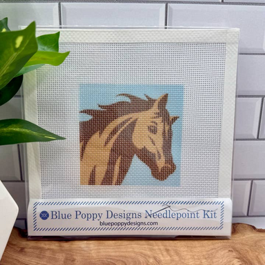 Horse Needlepoint Design 4x4