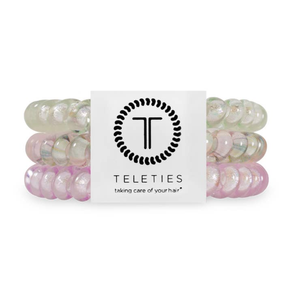Teleties Spiral Hair Coils - Small -  Opal Glow