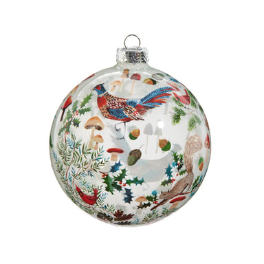 5" Woodland Ball Ornament

