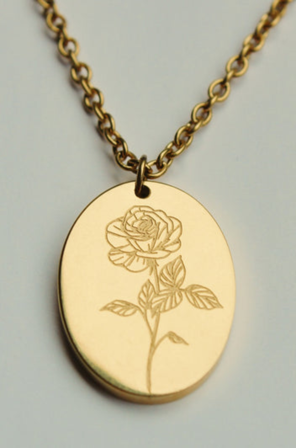 Gold Birth Flower - June Rose