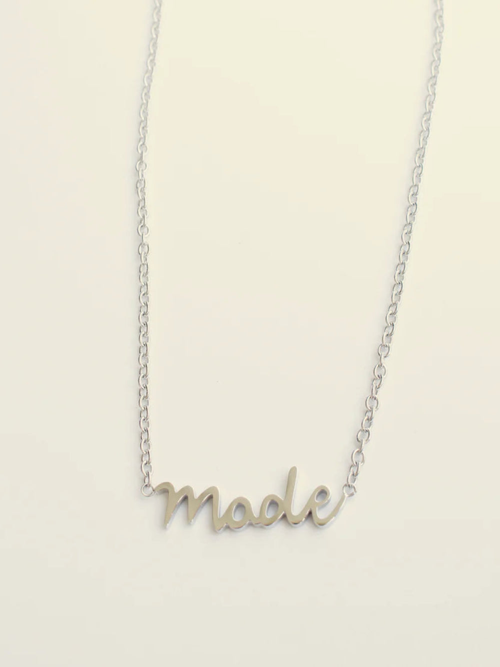Made Necklace - Silver