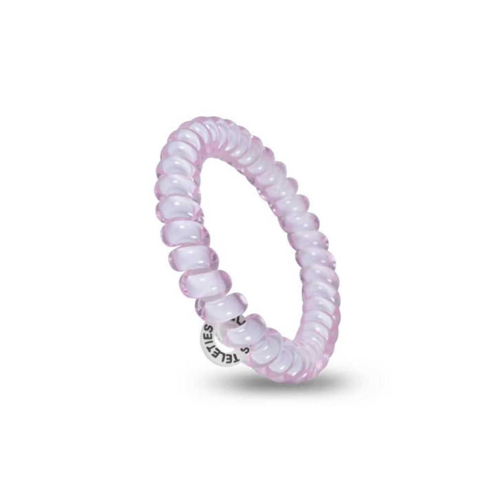 Teleties Rose Water Pink Small Spiral Hair Ties