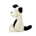 Jellycat Bashful Puppy Medium Black and Cream