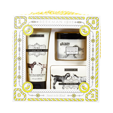 Beekman 1802 Pure Goat Milk Body and Hand Sampler Gift Set
