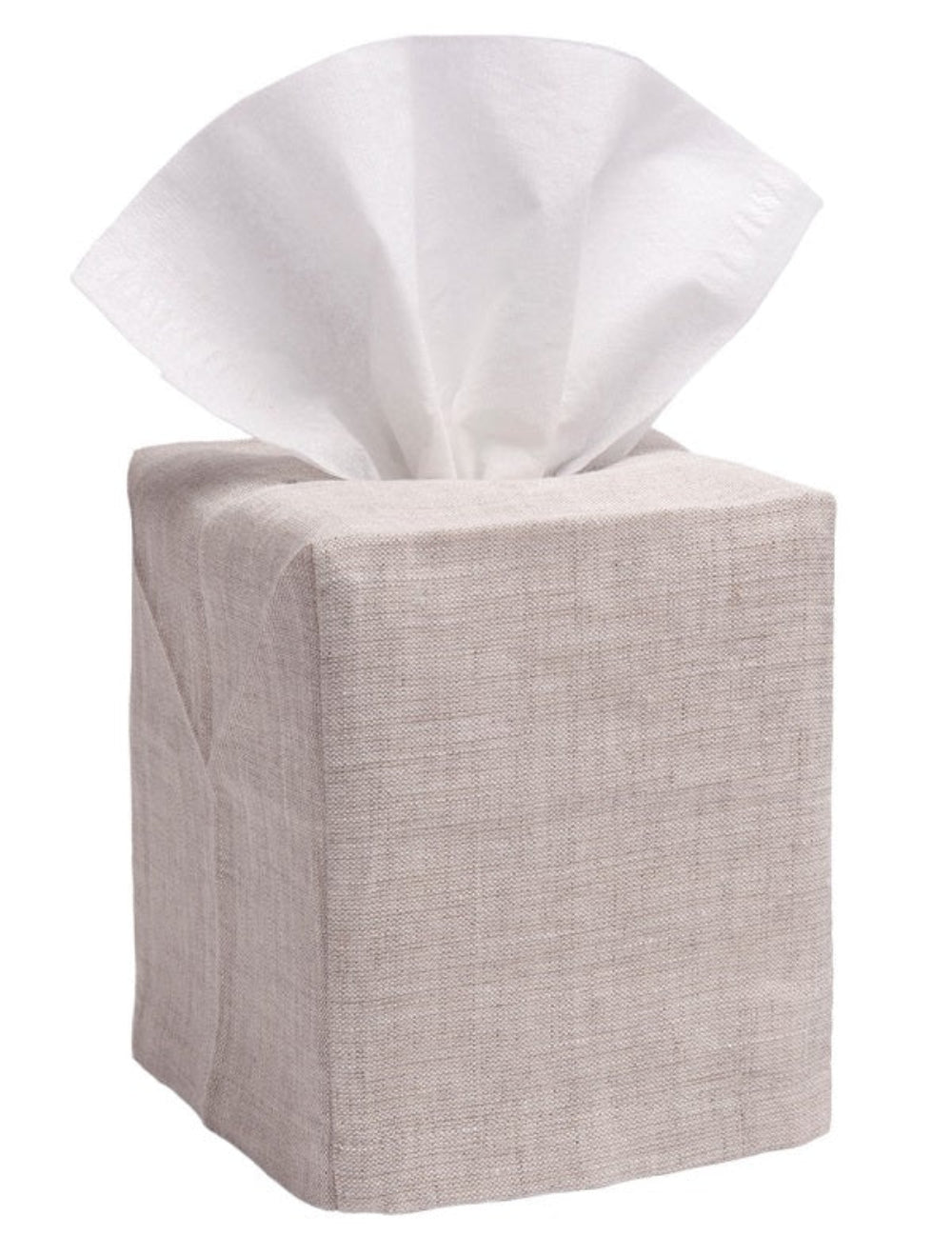 Tissue Box Cover - Natural Linen/Cotton