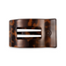 Teleties Rectangle Hair Clip Medium - Tortoise
