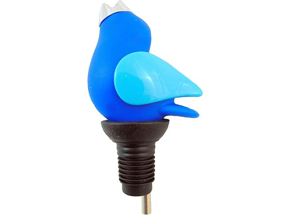 GurglePot ChirpyTop Wine Pourer - Cobalt/Aqua