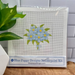 Bouquet of Blue Flowers Needlepoint Design