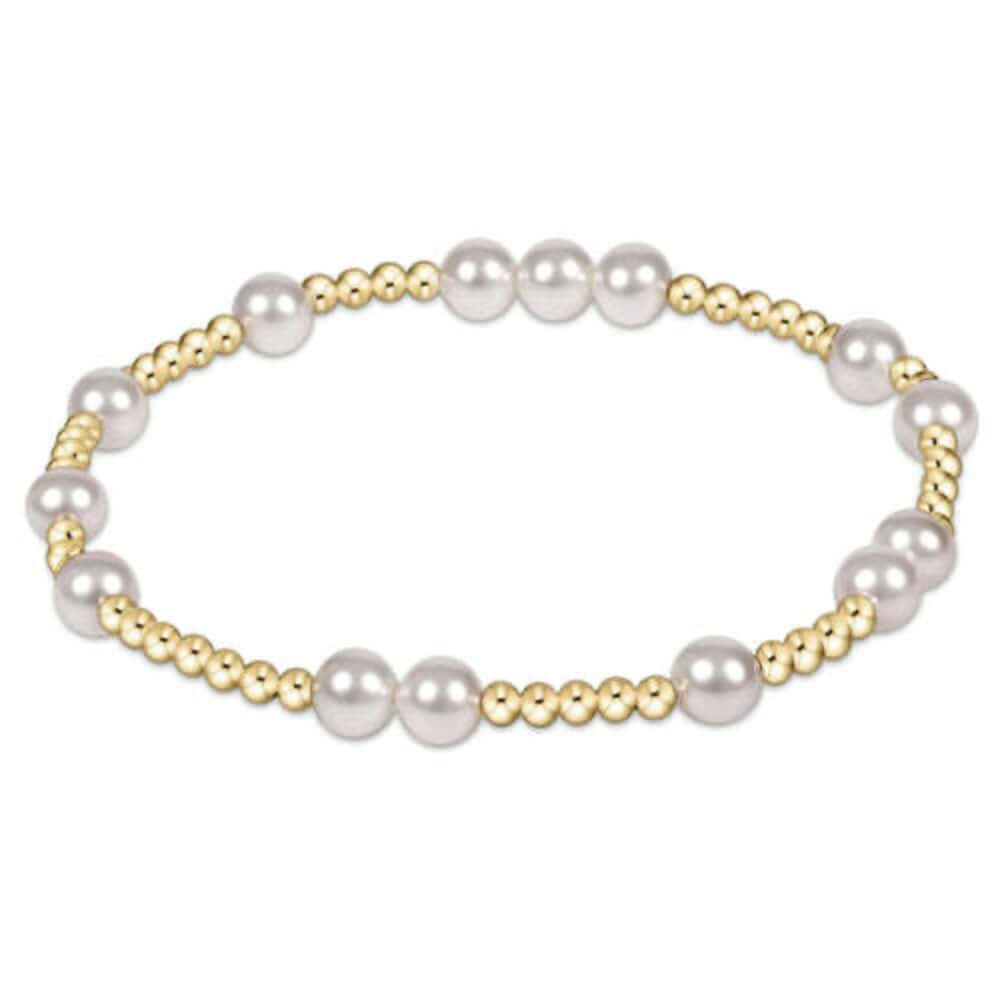 ENewton 6mm Pearl Hope Unwritten Bracelet 