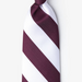 Collegiate Stripe Standard Necktie - University of Alabama