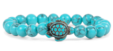 Fahlo Sea Turtle Crystal Blue. Bracelet