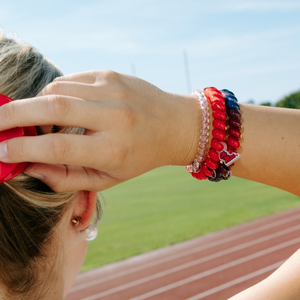 Teleties Spiral Hair Coils Large - Hotty Toddy! Hair Ties