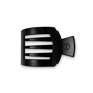 Teleties Square Flat Hair Clip Small - Jet Black 