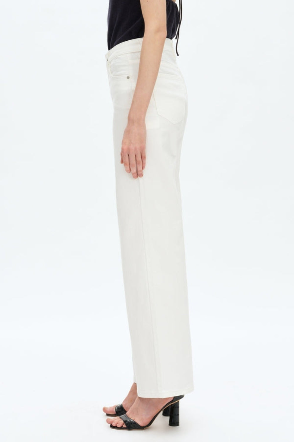 Maeve Mid Rise Straight Woven