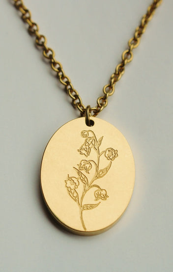 Gold Birth Flower - May Lily of the Valley
