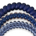 Teleties Spiral Hair Coils - Small - Nightfall Navy Hair Ties 