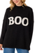 Black Boo Jacquard Sweater