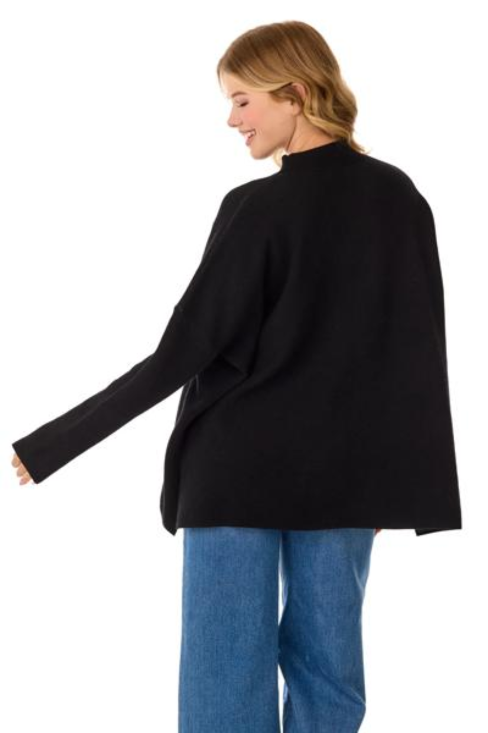 Black Boo Jacquard Sweater