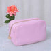 Emma Round Zippered Cosmetic Pouch Bag