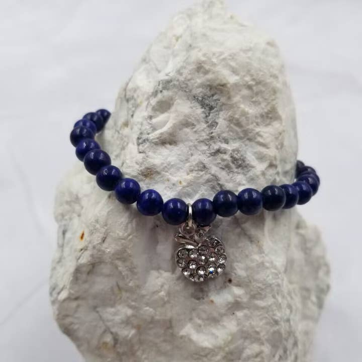 Teacher Lapis Lazuli Stone Bracelet