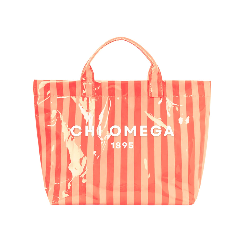 Stripe Sorority Tote Bag
