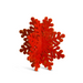 16.5" Red Glitter Snowflake