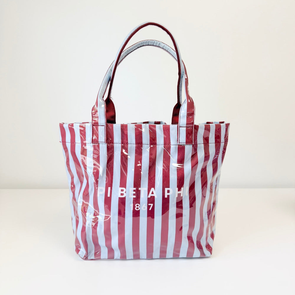 Stripe Sorority Tote Bag